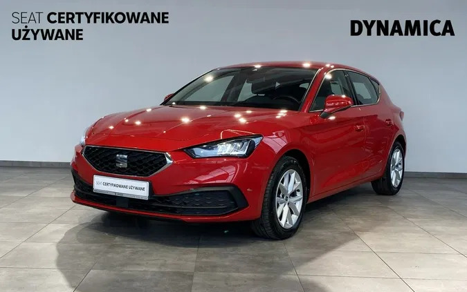 małopolskie Seat Leon cena 77500 przebieg: 57700, rok produkcji 2021 z Dobrzany